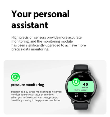 LIGE Smart Watch Women 1.39'' Full Touch Screen Custom Dials Wristwatch Bluetooth Call Blood Oxygen Monitor Sport Smartwatch Men
