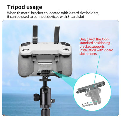 Remote Controller Metal Hook Holder Buckle Bracket Silicone Wrist Strap for DJI Mini 4 3 Pro Drone for DJI RC/RC2 Transmitter