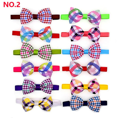 20pcs Dog Acccessories Dog Bow Tie  Bulk Dog Collar Bow Dog Bowtie Small Dog Cat Pet Supplies Dog Fashion Accessoreis Bow