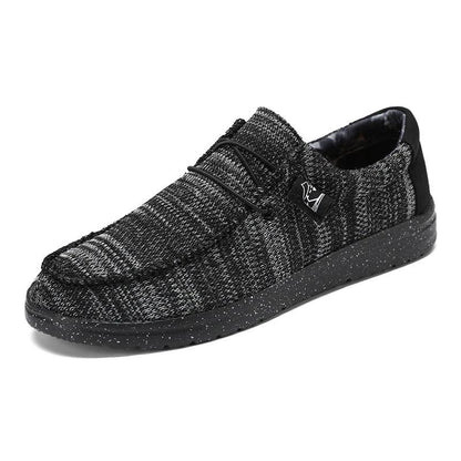 Men 2025 New Leisure Sneakers Spring Summer Breathable Lightweight Outdoor Canvas Shoes Large Size Men's Shoes Walking Loafers