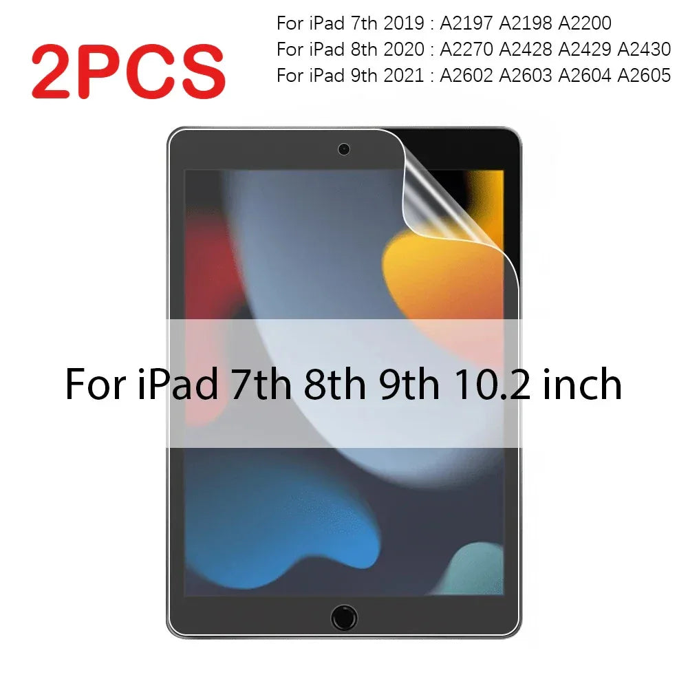 2PCS Matte Like Paper Film Screen Protector for IPad A16 11th Pro 13 12.9 11 2025 M5 M4 Air 4 5 3 10th 9th 8th 7 Mini 6 7 Screen