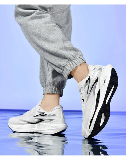 Men's Running Shoes Jogging Breathable Mesh Cushioning Non-Slip Outdoor Casual shoes Couple Trainer Race Sneakers Off-road Shoes