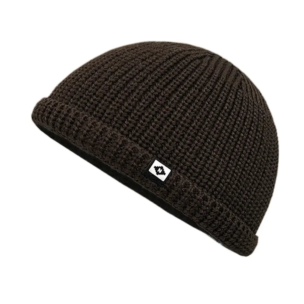 Soft Knitted Hat Windproof Thickened Autumn Winter Hat Ear Protection Hip Hop Hat Warm Bonnets Outdoor