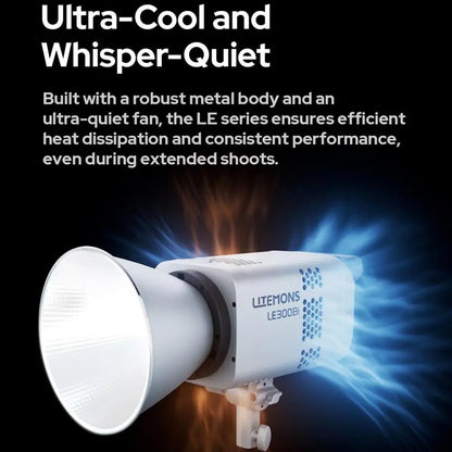 Godox Litemons LE200Bi/LE300Bi/LE600Bi Bi-color LED Light Unmatched Brightness APP Control with Bowens Mount for Shooting