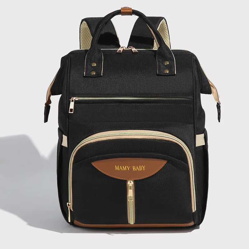 Mommy bag, lightweight and simple, outdoor backpack, multifunctional and large capacity storage, mother and baby bag