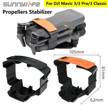 Sunnylife Propeller Holder For DJI Mavic 3/3 Pro/3 Classic Propeller Stabilizer Bracket Protective Belt Fixing Mount Drone Parts