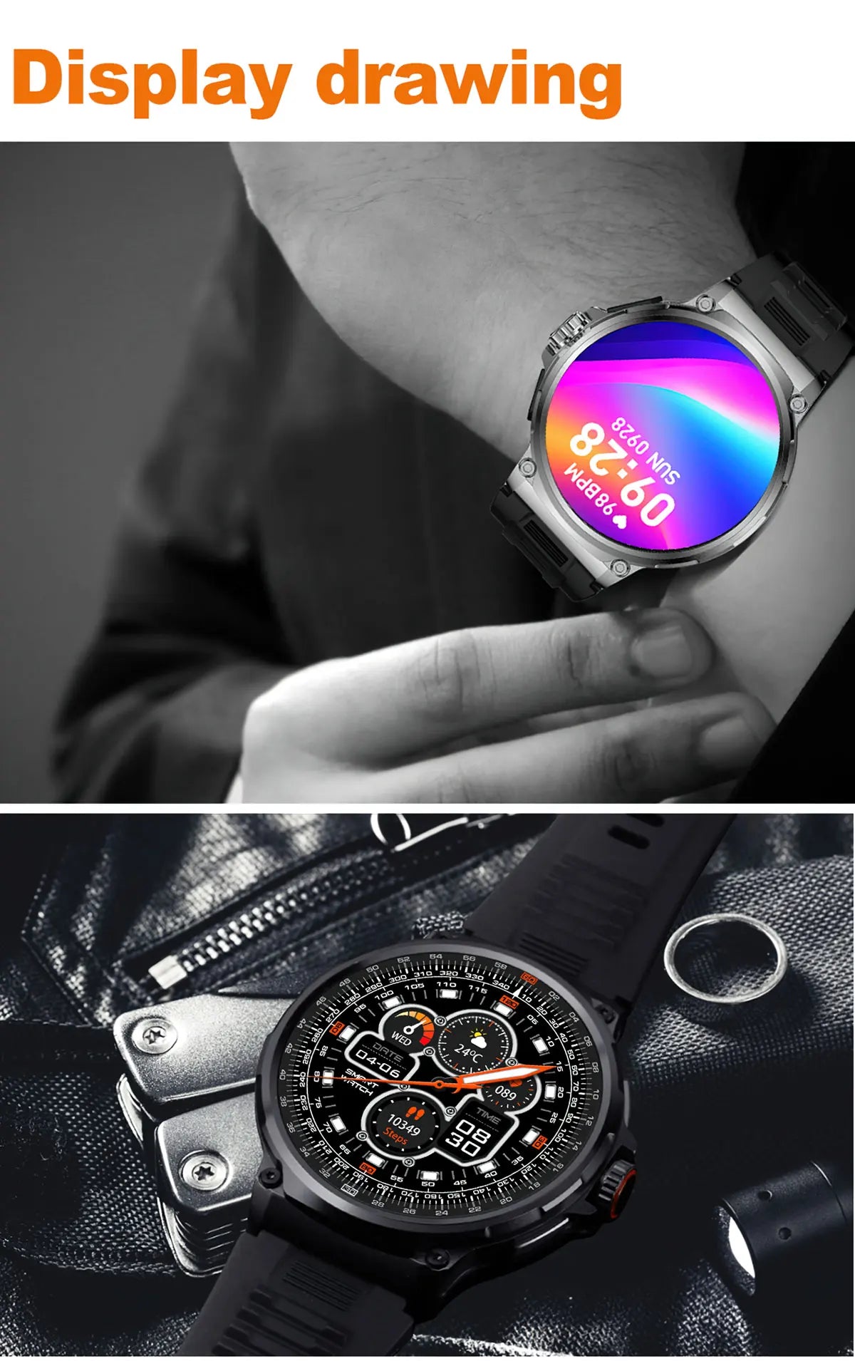 New 1.85-inch Ultra HD SmartWatch GPS Track Bluetooth Call 710 Mah Large Battery Sports Fitness smartwatch 2026 clock Gift Hot