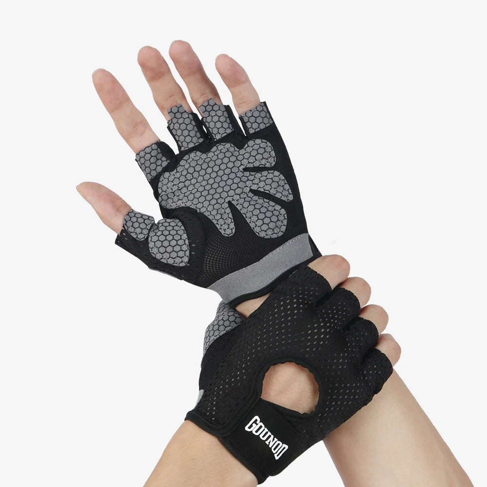 1Pair Workout Gloves Weight Lifting Gloves Palm Support Protection for Men Women,Exercise Gloves Sports for Training,Fitness,Gym