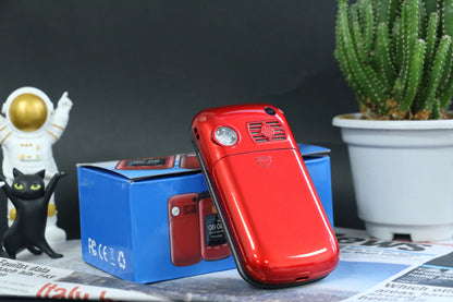 Mafam F899 Small Cover Folded Elderly Mobile Phone For Seniors Dual Display SOS Button Fast Quick Call Anti-Scratch Low Price