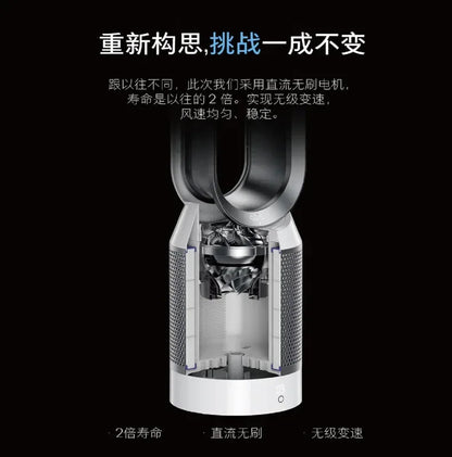 German Bladeless Air Purification Electric Fan Household Ultra-Quiet Desktop Floor Fan Bladeless Electric Fan 220v