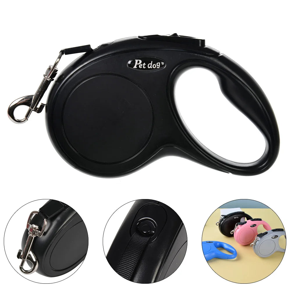 3m 5m Pet Dog Leash For Small Medium Dogs Cats Hiking Strong Nylon Puppy Retractable Rope Chihuahua Belt French Bulldog Supplies