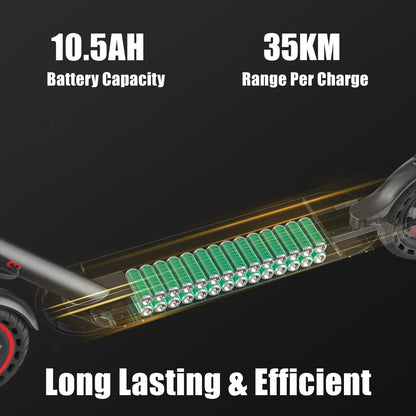 ATSANT Adult Electric Scooter 31/35km/h 500W/1000W 35KM/50KM Long Range 8.5/10Inch Tyre 10.5/14.5Ah Large Battery Kick Scooter