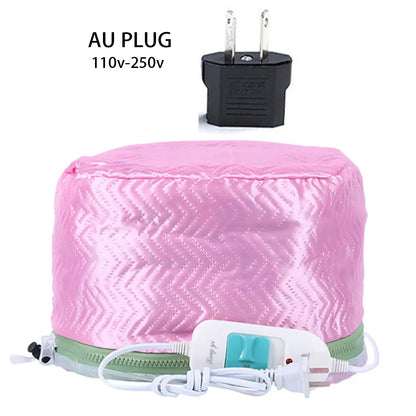 Adjustable PU+PVC Liner Hair Steamer Dryers Cap Electric Hair Heating Thermal Cap Treatment Hat SPA Home Salon Hair Styling Care
