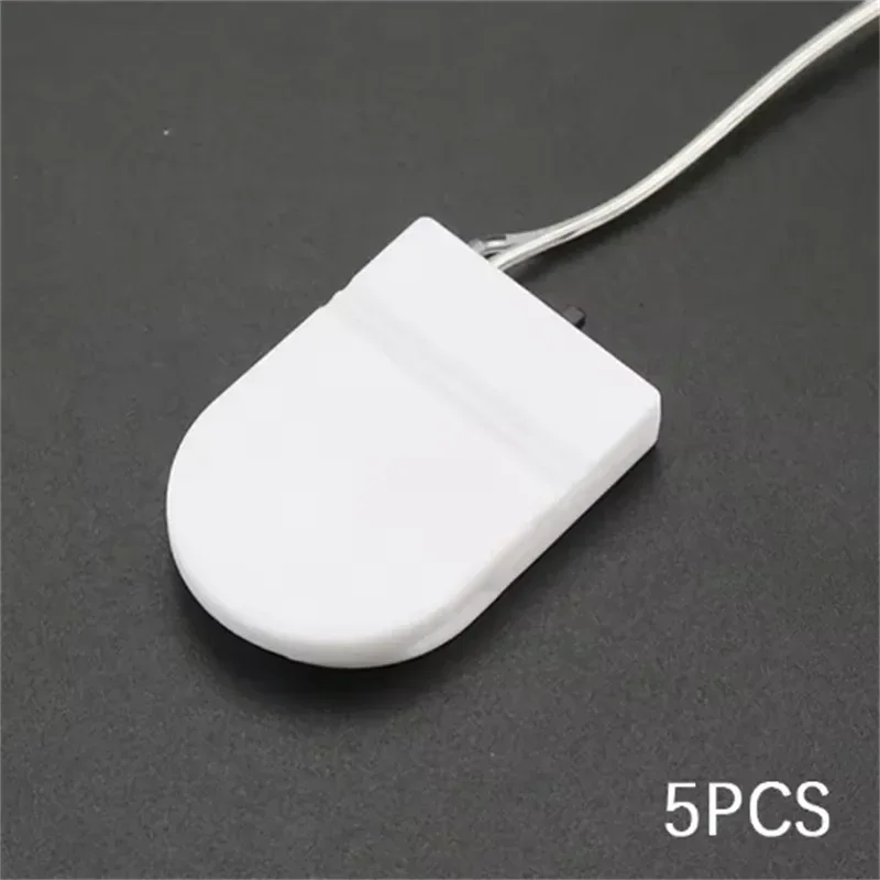 5PCS Single Slot CR2032 CR 2032 Button Coin Cell Battery Holder Case Cover With ON-OFF Switch leads Wire 3V Battery Box