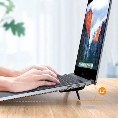 Self-Adhesive Mini Foldable Laptop Stand Invisible Mini Invisible Notebook Holders Colorful Adjustable