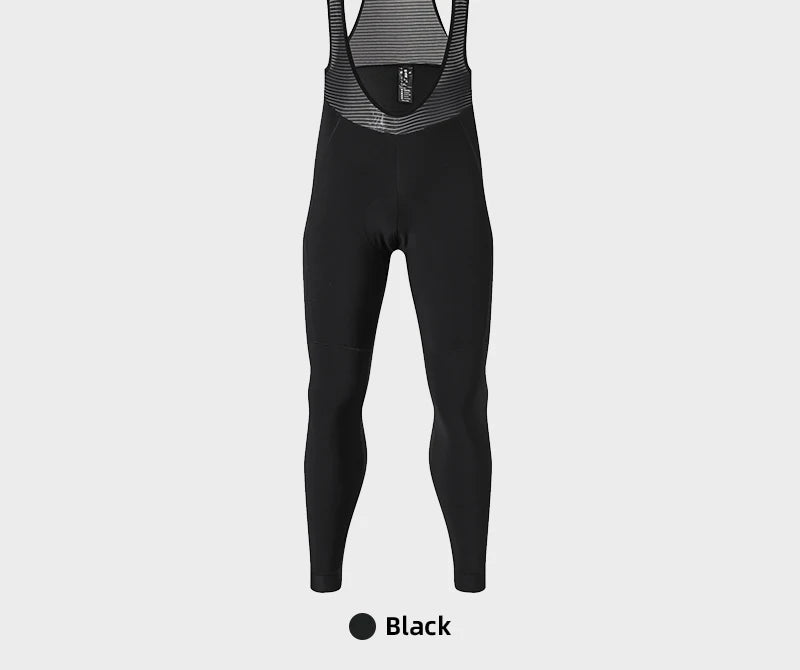 YKYWBIKE 2026 Winter Cycling Bib Tights Thermal Warmth Fleeced Road Bike Bib Long Pants 6 Hours Riding Bicycle Clothing