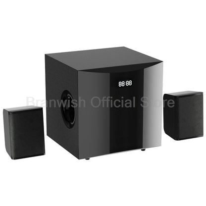2.1 Sound Box Amplifier 31W High Power Bluetooth Speaker 4 Inch Subwoofer Home Theater Home Cinema 360°Sound System PC Audio Set