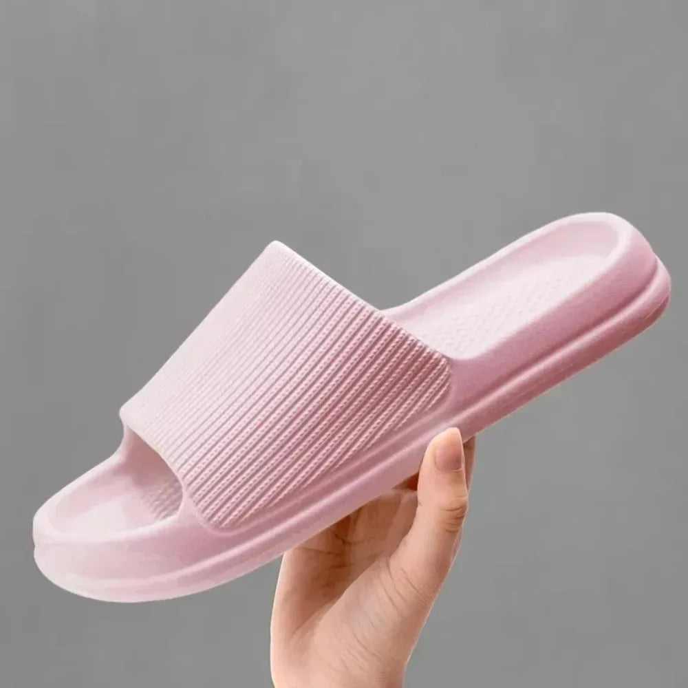 Youpin Thick Platform Women Bathroom Home Slippers Cloud Slippers Soft Sole EVA Indoor Slides Sandals Summer Non-slip Mi