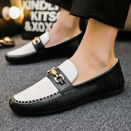 2026 Spring Autumn New Men's Sports Shoes Fashion anti-slip sneakers Casual PU Leather Business Shoes Versatile Work Shoes