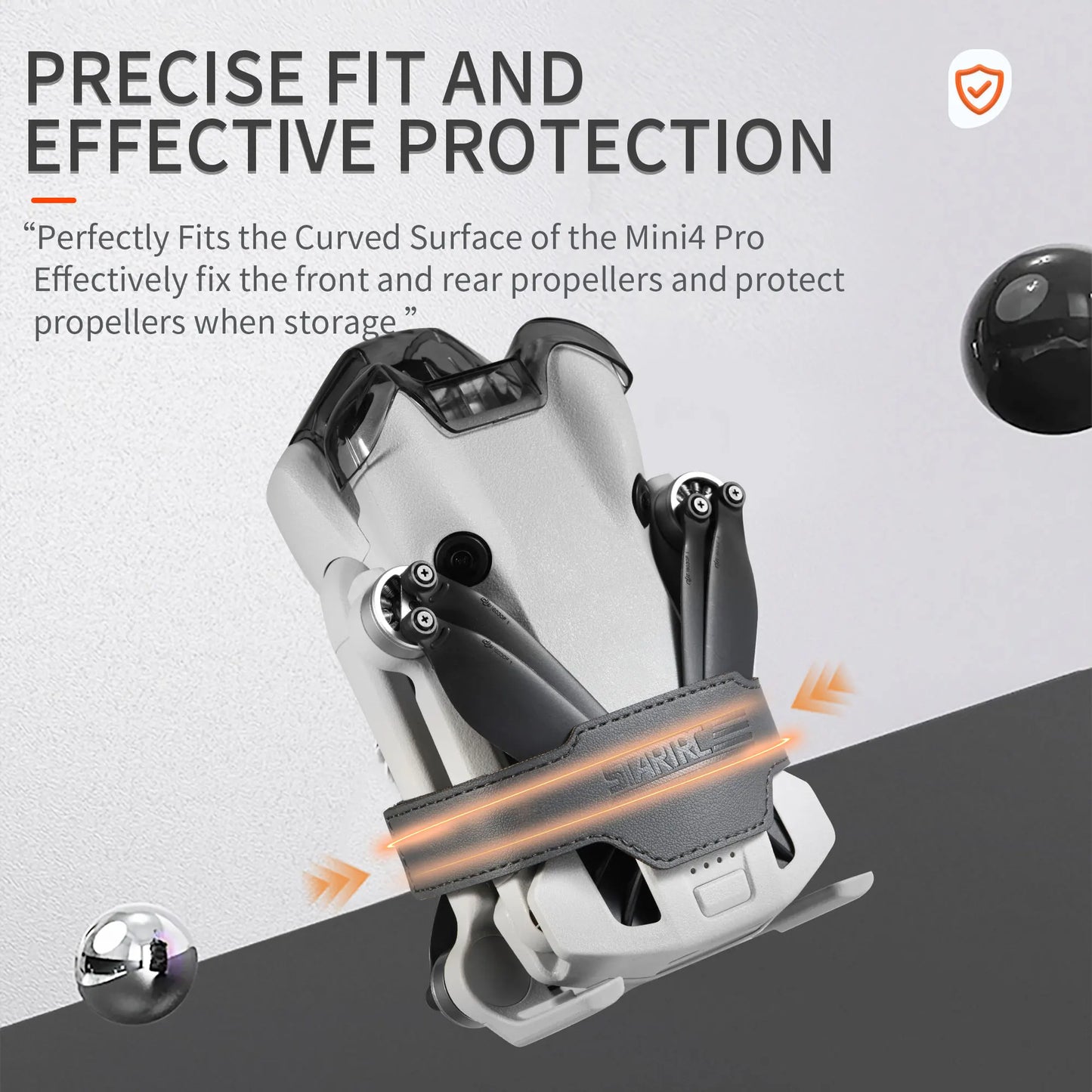 STARTRC Propeller Holder for DJI Mini4 Pro Drone Wings Stabilizer Protector Blades Fixed Strap Mount Guard Accessories