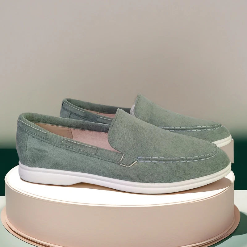 Fashion Classic Suede Leather Loafers Men Casual Shoes Luxury Brand Mens Breathable Slip on Driving Shoes Moccasins