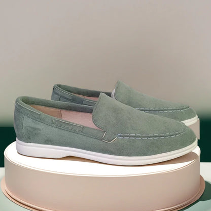 Fashion Classic Suede Leather Loafers Men Casual Shoes Luxury Brand Mens Breathable Slip on Driving Shoes Moccasins