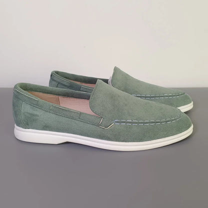 Fashion Classic Suede Leather Loafers Men Casual Shoes Luxury Brand Mens Breathable Slip on Driving Shoes Moccasins