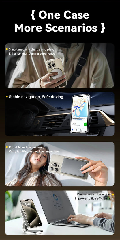 Essager Magnetic Case for iPhone 15 14 13 12 Pro Max Case Shockproof Cover for iPhone 14 Pro Max 15 Plus 15pro Macsafe TPU Cases