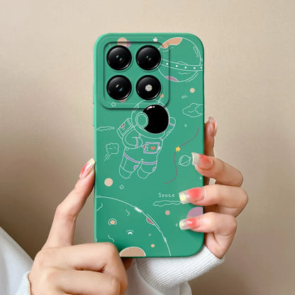 For Xiaomi 14T 14T Pro Cases Cartoon Astronaut Protective Durable Fashion Simplicity Soft Phone Cover For Xiaomi14T 14TPro Coque