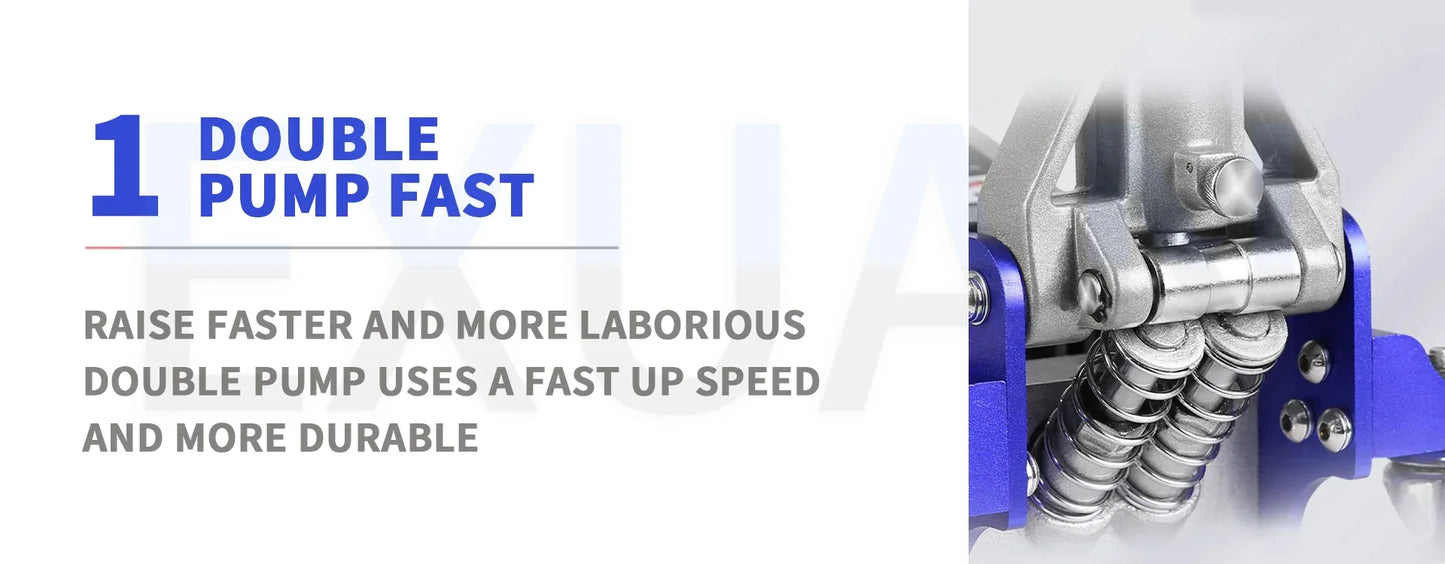 Automotive Aluminum Alloy Horizontal Hydraulic Jack Tire Replacement Auto Repair Lifting Jack Car SUV Off road Vehicle Aluminum