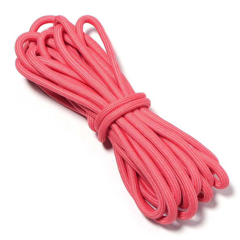 5yards/lot 5mm Colorful Polyester Braided Rope For Jewelry Making DIY Keychian Lanyard Bag Pendant Handcraft Accessories