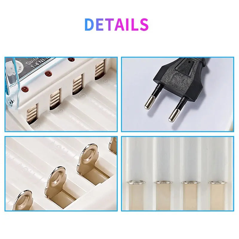AA  / AAA Battery Charger 2 4 Slots AC 110V 220V For NI-MH /NI-CD AA  AAA Charging 1.2V Rechargeable Battery Charger