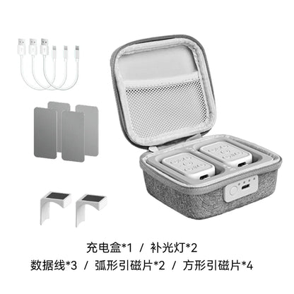 GBL01 Magnetic Mini Fill Light w/ Charging Box for DJI Osmo Mobile 6/SE/OM5, Zhiyun SMOOTH4/5/ Feiyu Handheld Gimbal Stabilizer