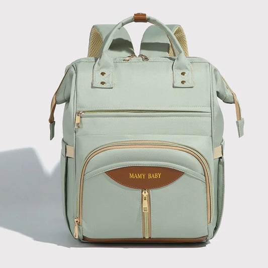 Mommy bag, lightweight and simple, outdoor backpack, multifunctional and large capacity storage, mother and baby bag