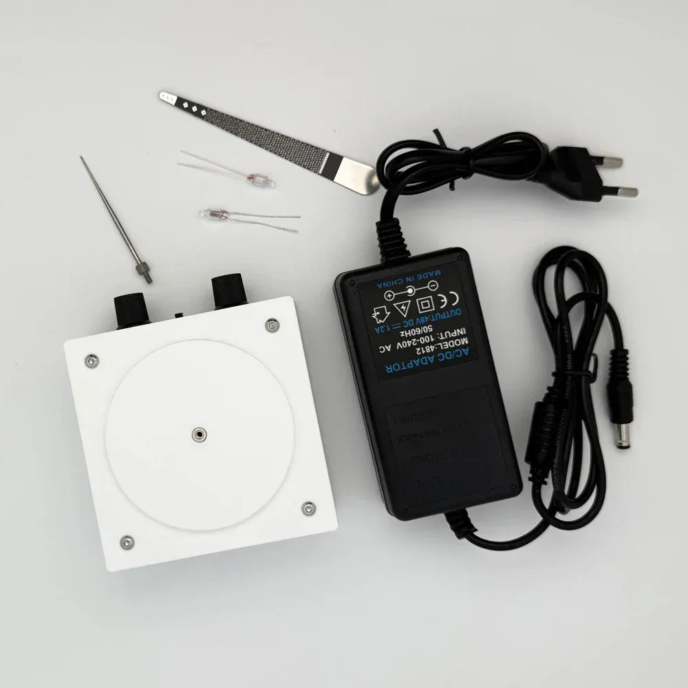 Flat tesla coil 10cm arc Bluetooth Square Wave Music Technology Gift Desktop Ornament