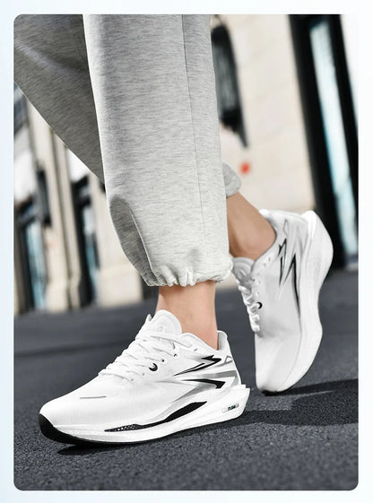 Men's Running Shoes Jogging Breathable Mesh Cushioning Non-Slip Outdoor Casual shoes Couple Trainer Race Sneakers Off-road Shoes
