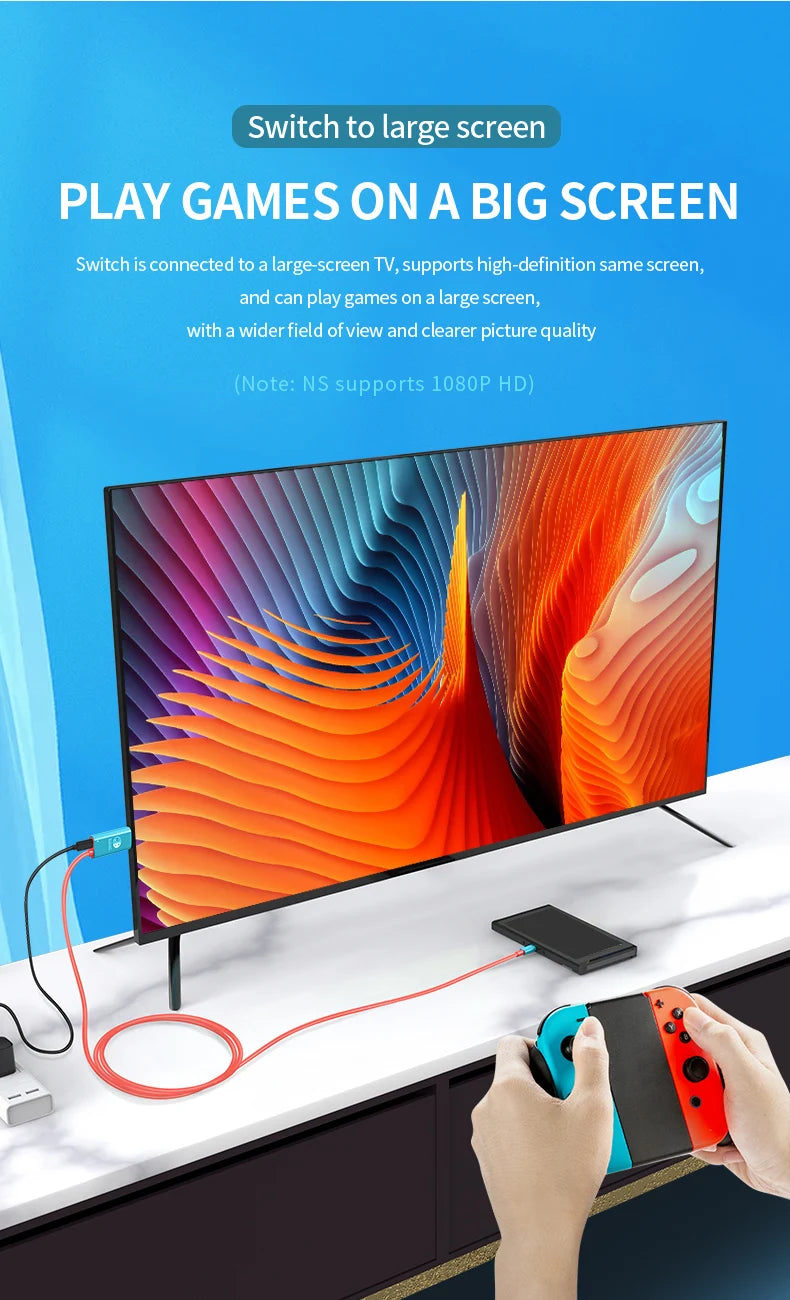 2M USB C to HDMI 4K Cable 100W PD Charging Portable Converter Type C to HDTV for TV Docking Steam Deck Laptop Phone Tablet