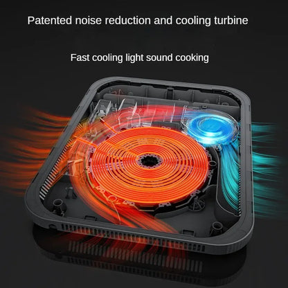 Midea Induction Cooker 2200W High Power Home Cooktop Built-in Timer Hotpot Cooker C22-Micca708 220V