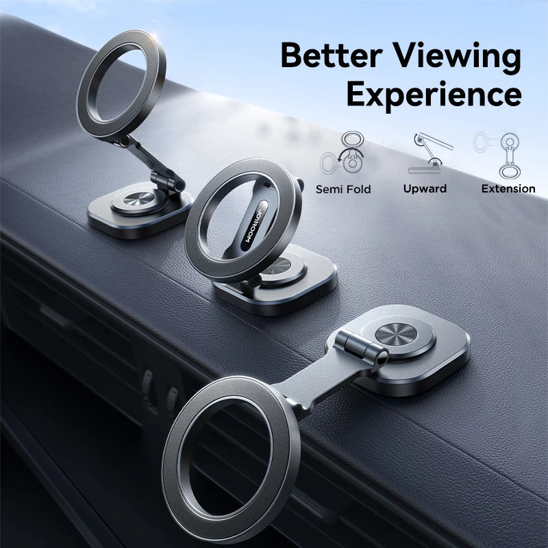 Joyroom Magnetic Car Phone Mount Strong Magnet Foldable Car Mount 360° Rotatable Car Phone Holder For 4.7-7.0 phones