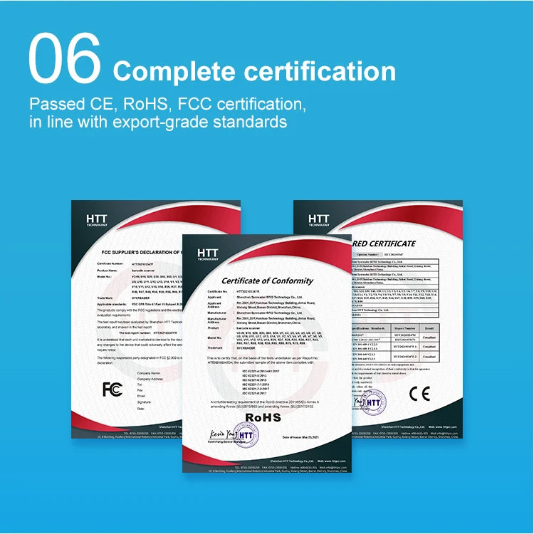 2D 1D Barcode Reader Wireless QR Bar Code Scanner CMOS Image High-speed Decoding Bluetooth Handheld Scanner for store