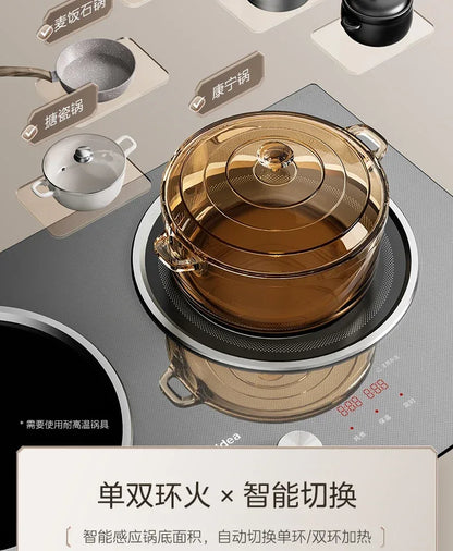 Midea Double Stove Induction Cooker Household Concave 3500W High Power