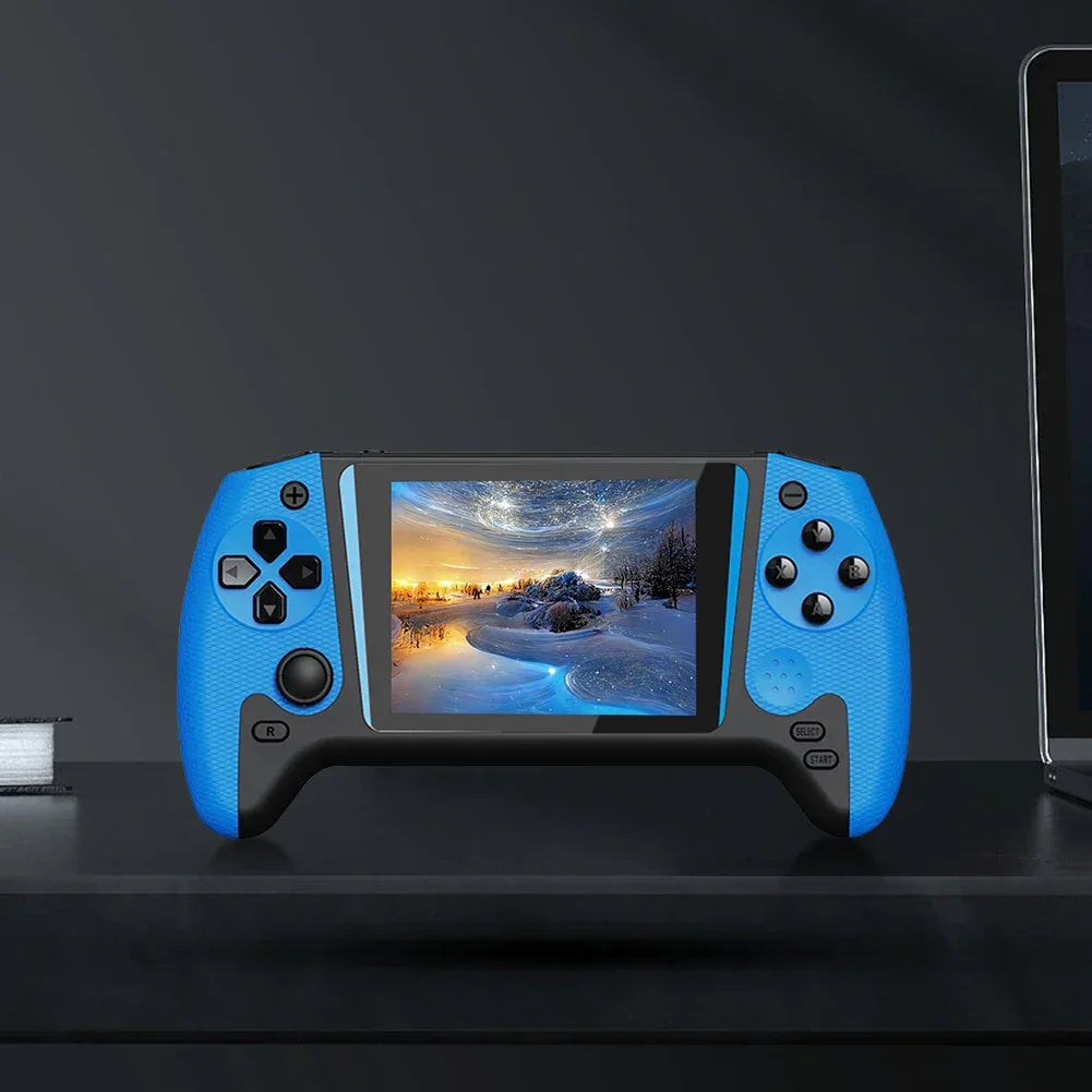 Portable Game Console 3.5inch LCD Screen Built-in 500 Games Nostalgic Game Console 1200mAh Video Game Console for Single Player