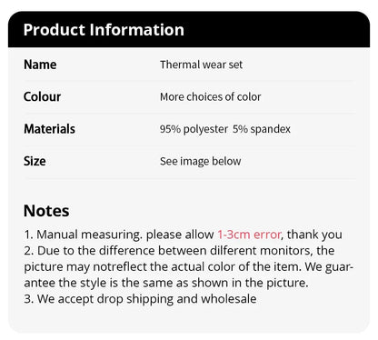 2-piece Autumn And Winter Men's Solid Color Simple and Versatile Round Neck Warm Underwear Set Comfortable Youth Home Clothes