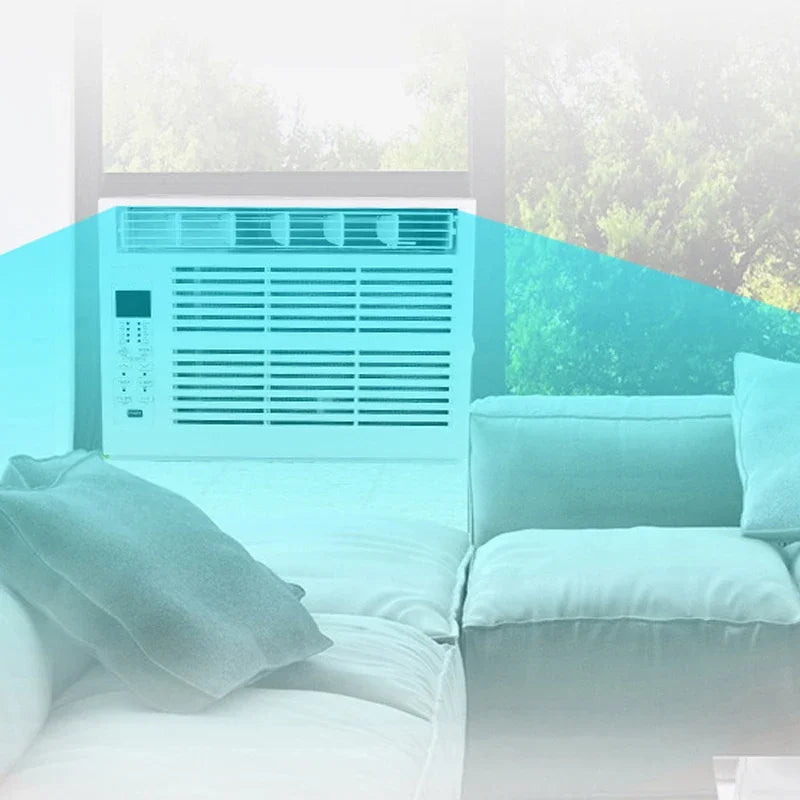 Window Air Conditioner Window-Mounted Portable Refrigeration Air Conditioners Cold 24-hour Timer Remote Control Room Cooler
