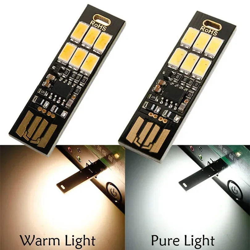 Portable Mini 5730 USB LED Light 5V Touch Sensor Dimmable Night Light for Power Bank Computer Laptop PC Book Reading Table Lamp