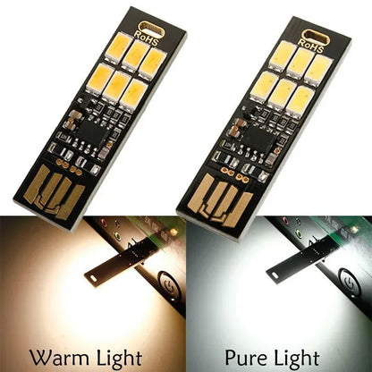 Portable Mini 5730 USB LED Light 5V Touch Sensor Dimmable Night Light for Power Bank Computer Laptop PC Book Reading Table Lamp