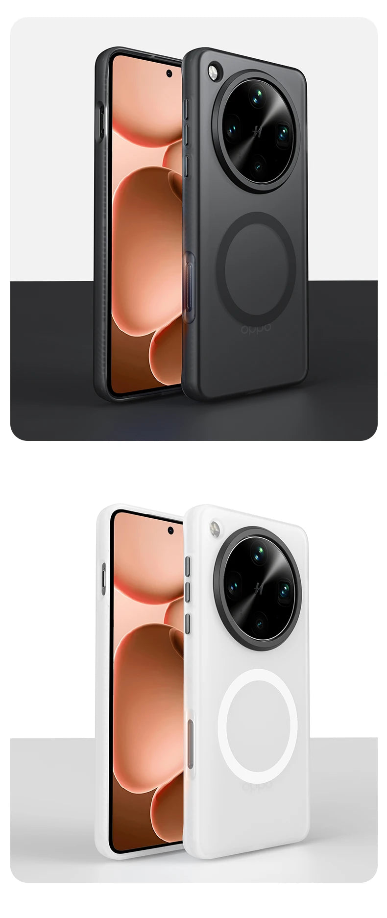 For OPPO Find X8 Ultra Pro Case Luxury Skin Feel Matte Magsafe Magnet Phone Cover For OPPO Find X 8 X8Pro Shockproof Bumper