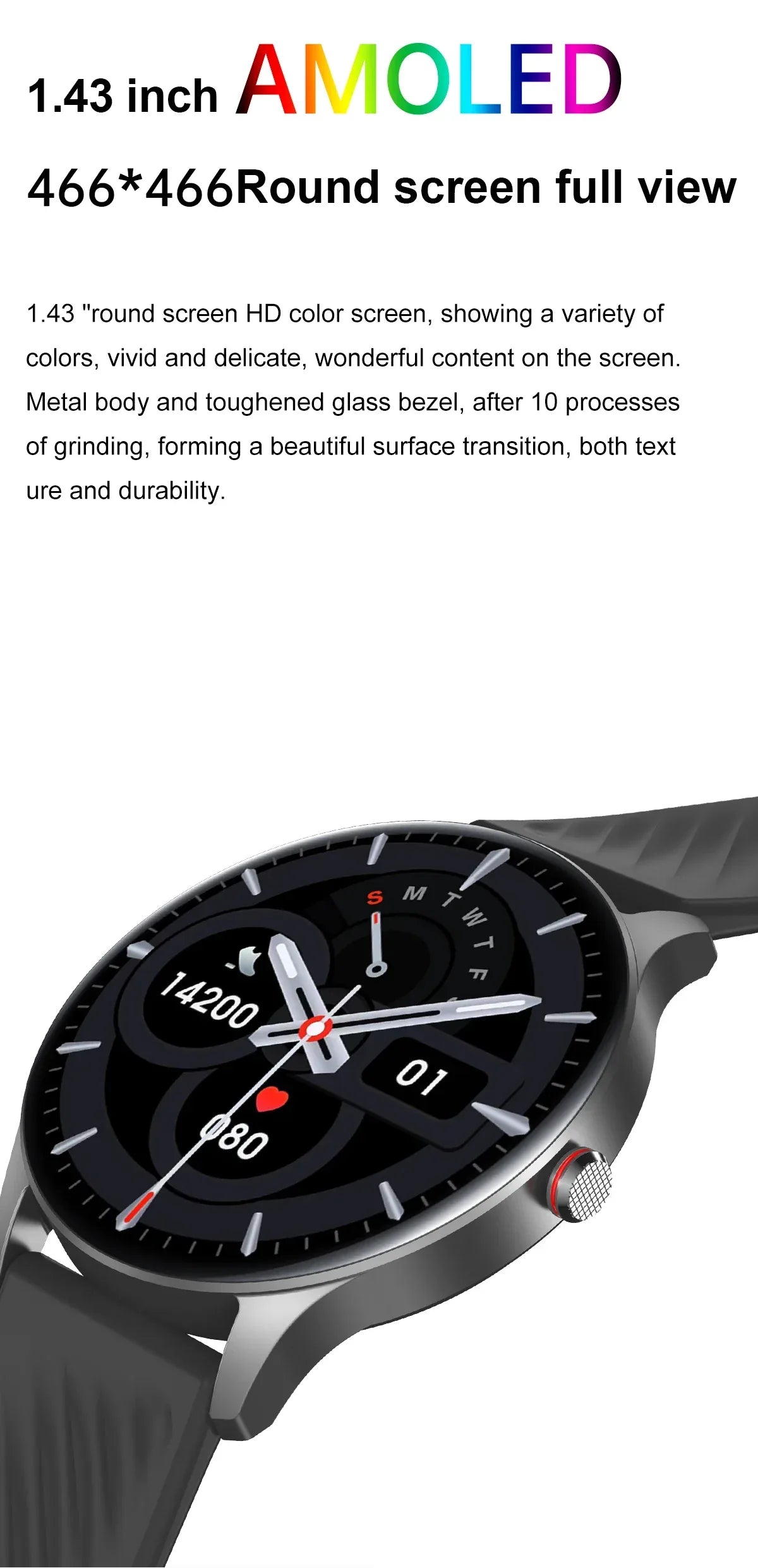 New Health Smart Watch ECG Heart Rate Blood Oxygen Blood Pressure Monitoring Bluetooth Call GPS Movement Trajectory Smartwatches