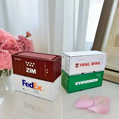 Industrial metal storage box, creative home collection model, container decoration purpose, suitable for household containers