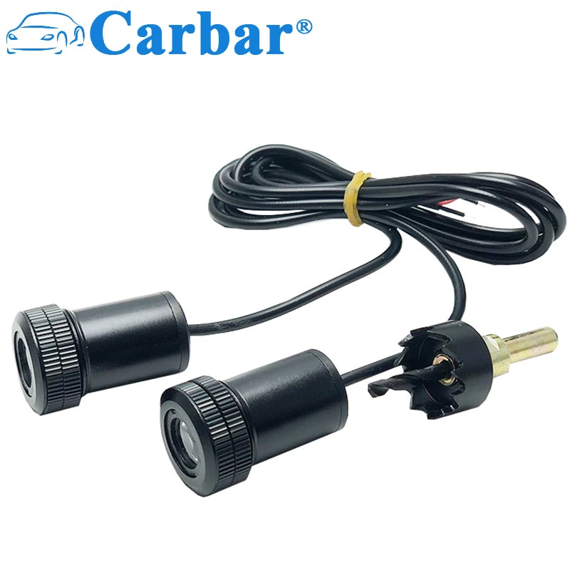 Car Door Welcome Light 12v LED Car Ghost Shadow Light Logo Door Light Projector Ghost Lights For Ford Mustang Hummer Mitsubishi